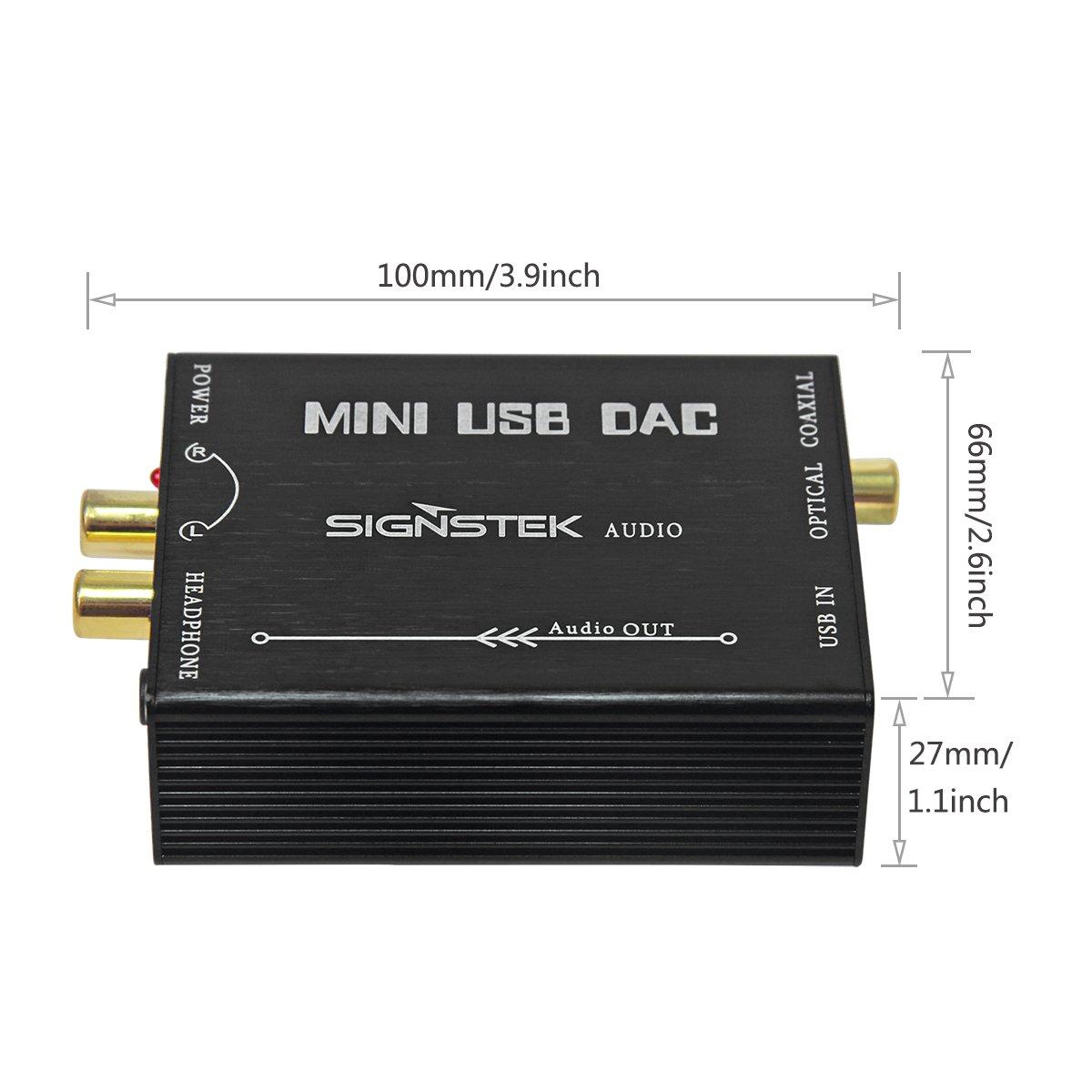 Signstek HiFi USB to Coaxial S/PDIF Converter Convert ...
