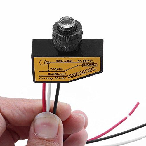 Light Control Switch Onever Dc 12v 24v 36v 48v Dusk To