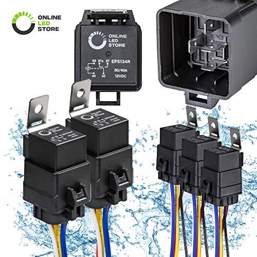 Diagram 12v Dc 5 Pin Relay Socket For Bosch Type Relay