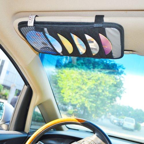 TFY Car Visor Organizer. TripleLayer, 30 CD/DVD Disk Storage Holder
