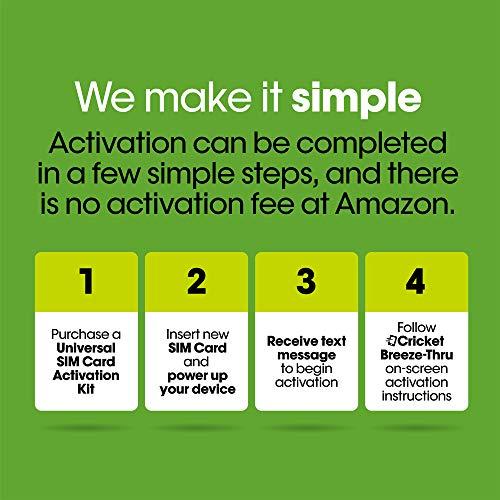 Cricket BYOD 2.0 Wireless 3in1 SIM Card Kit Prepaid Black